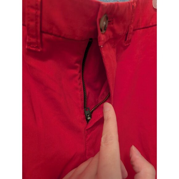 Tommy Hilfiger Men's Slim Fit Red Khaki Pants 32x29 - Picture 3 of 8